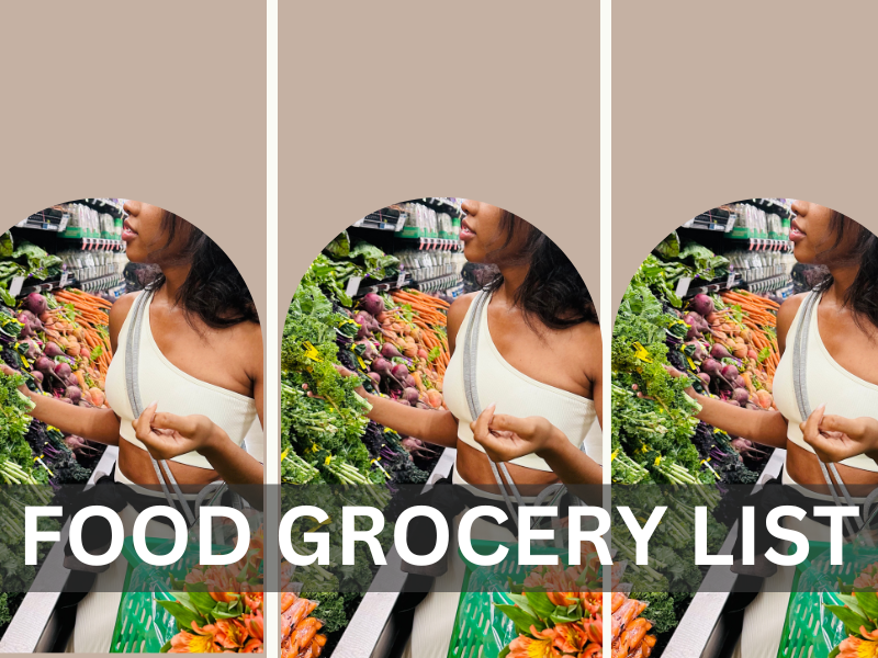 Food Grocery List: The Healthy Girl’s Kitchen – How To Create A Pharmacy And 5-Star Restaurant In Your Home